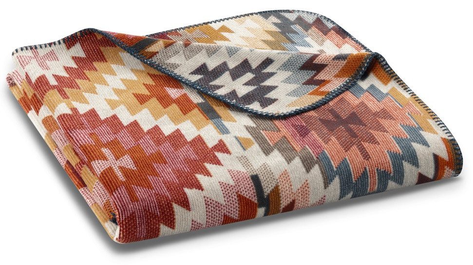 Biederlack Wohndecke »Nomad«, mit geketteltem Zierstich, Kuscheldecke günstig online kaufen