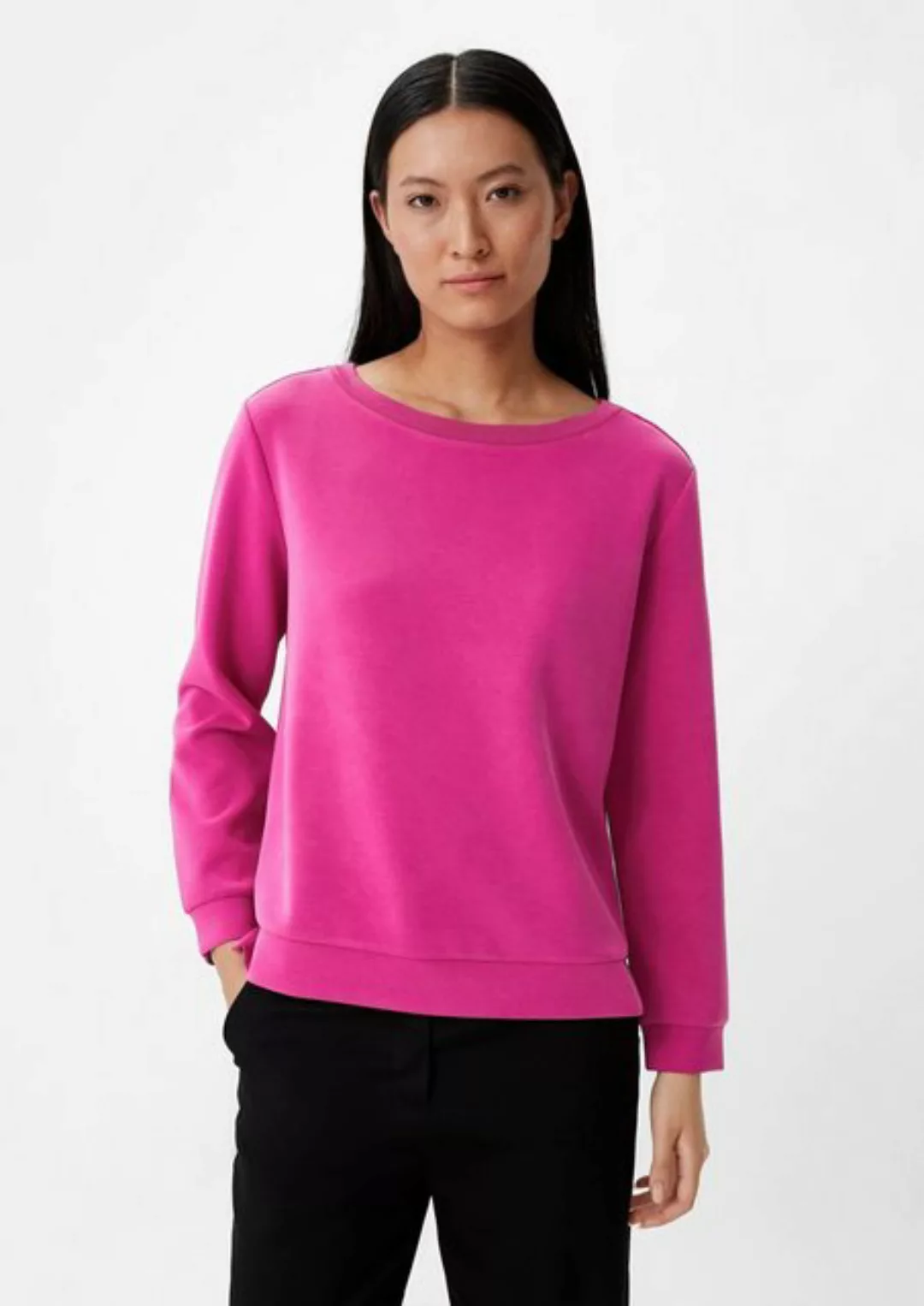 Comma Sweatshirt Sweatshirt aus Scuba günstig online kaufen