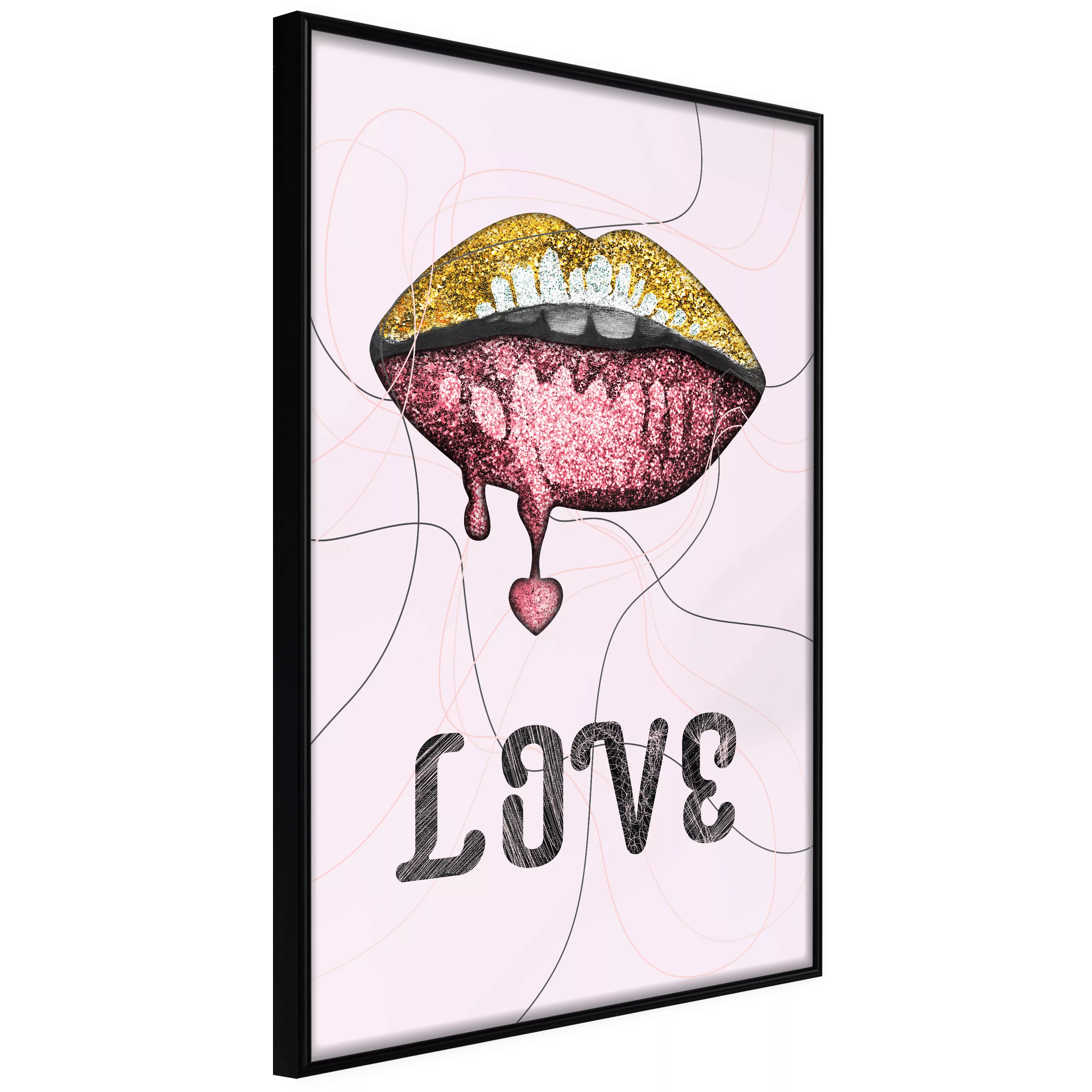 Poster - Lip Gloss And Love günstig online kaufen