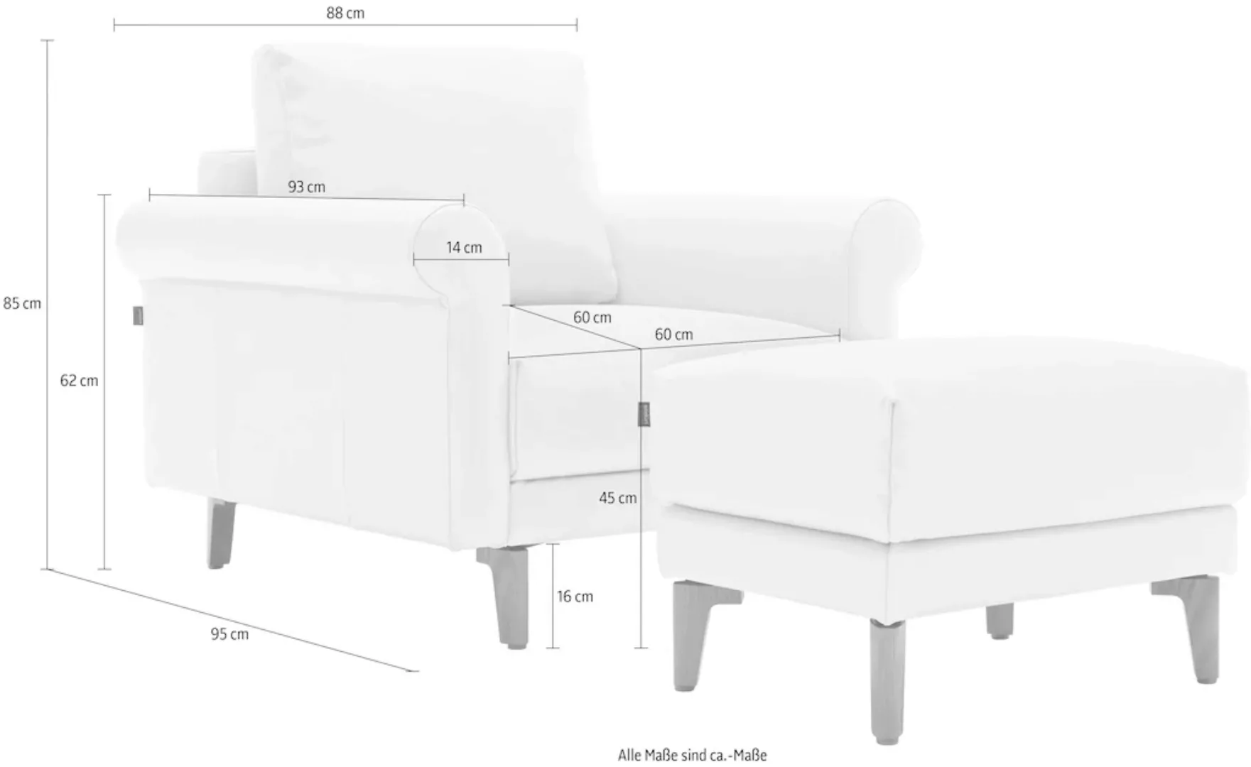 Creation BY ROLF BENZ Sessel »CR.450, Designsessel, Loungesessel«, modern L günstig online kaufen