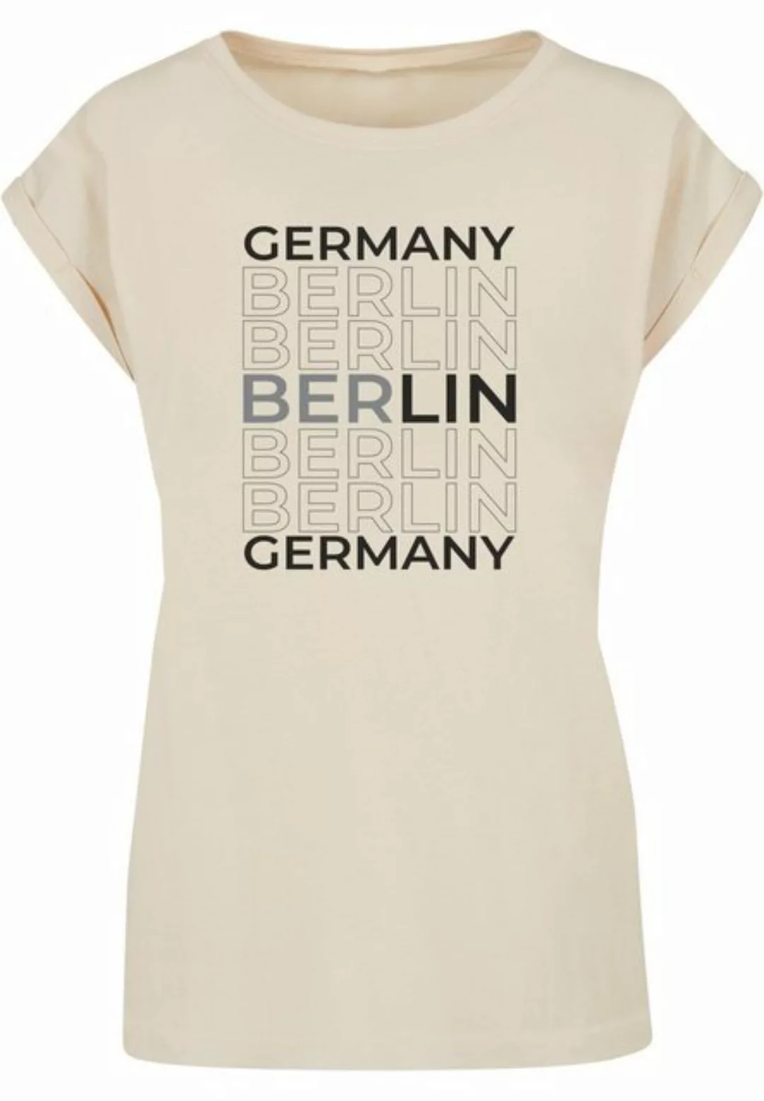 Merchcode T-Shirt Merchcode Damen Ladies Berlin Extended Shoulder Tee (1-tl günstig online kaufen