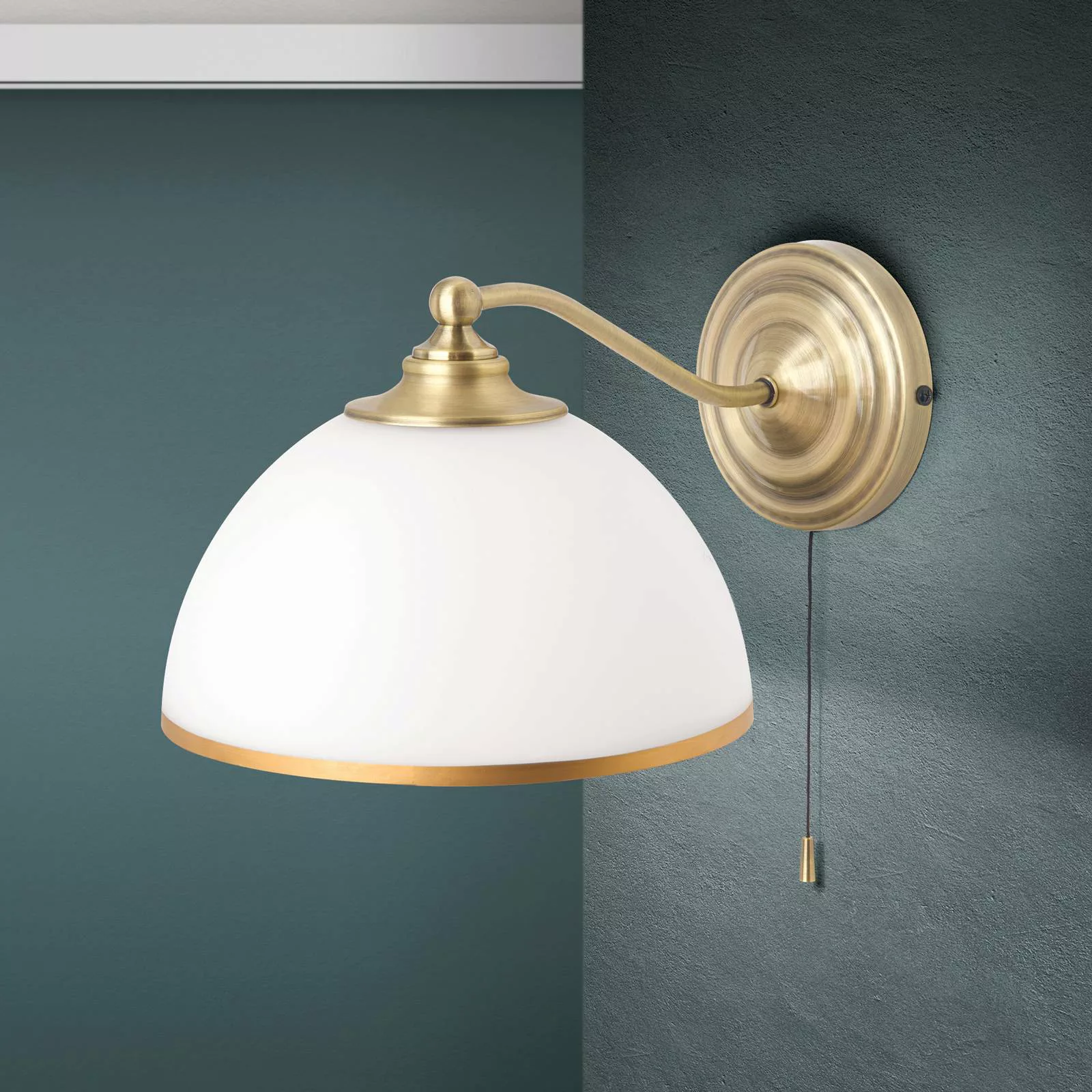 Wandleuchte Old Lamp mit Zugschalter günstig online kaufen