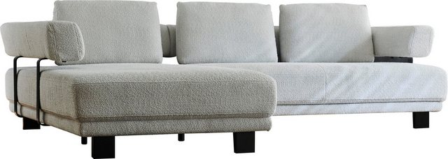 HUKLA Ecksofa HU-HP18064, Set, Optional mit motorischer Vorziehbank, stylis günstig online kaufen