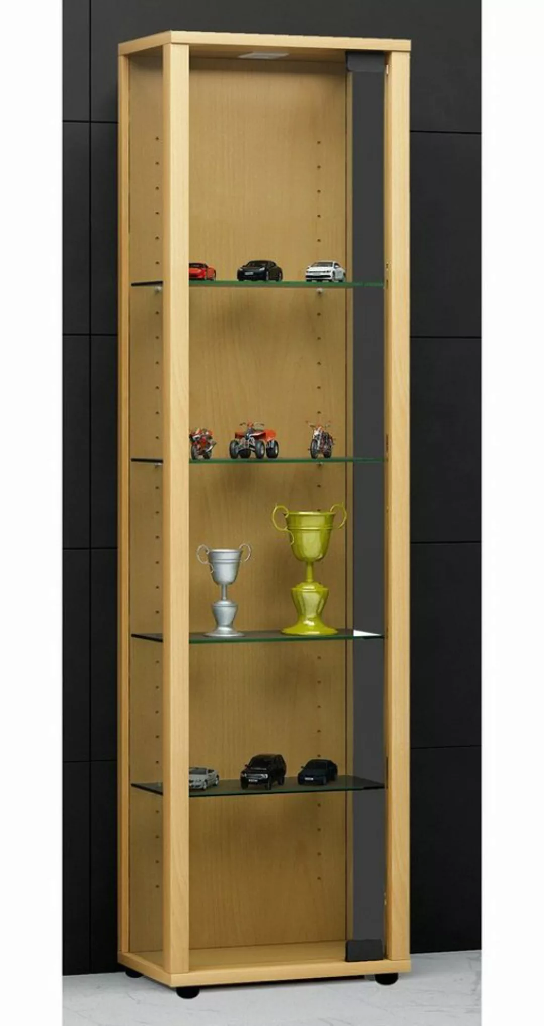 VCM Standvitrine Holz Glas Stand Vitrine Sammelvitrine Edana Mini günstig online kaufen