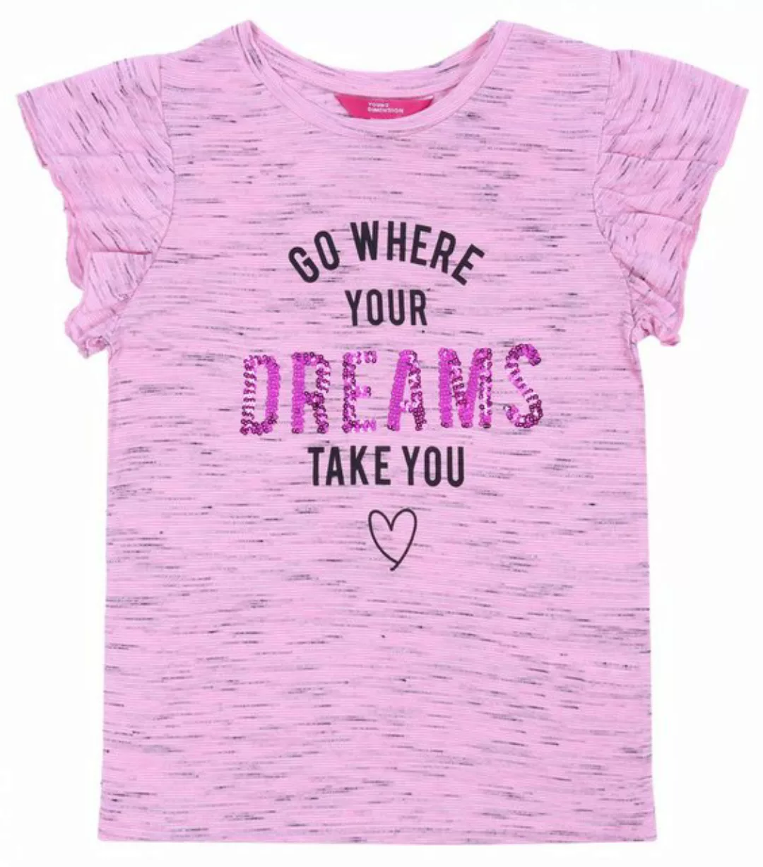 Sarcia.eu Kurzarmbluse Pinkes T-Shirt mit Rüschen 6-7 Jahre günstig online kaufen