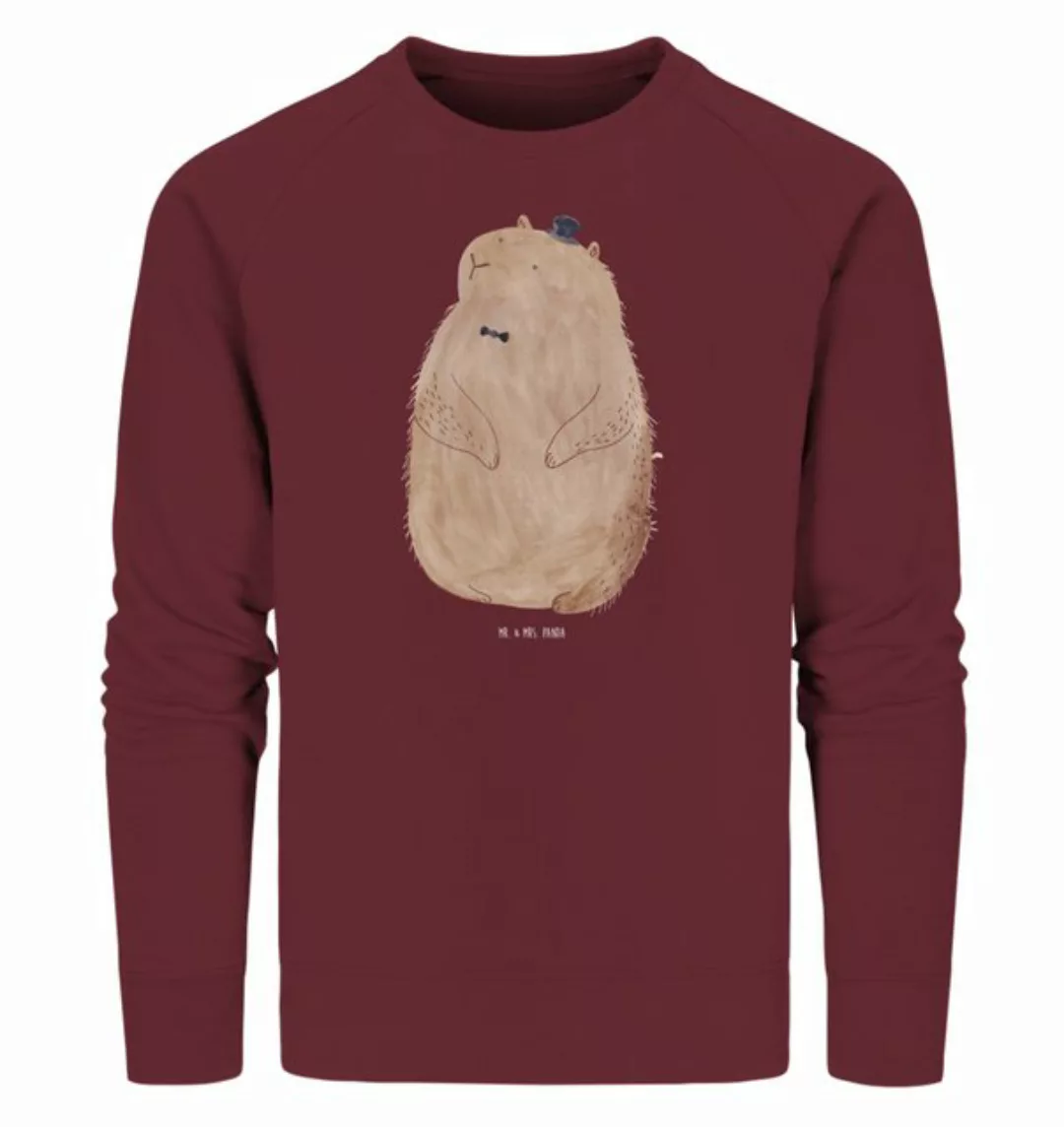 Mr. & Mrs. Panda Longpullover Größe XL Murmeltier - Burgundy - Geschenk, Sw günstig online kaufen