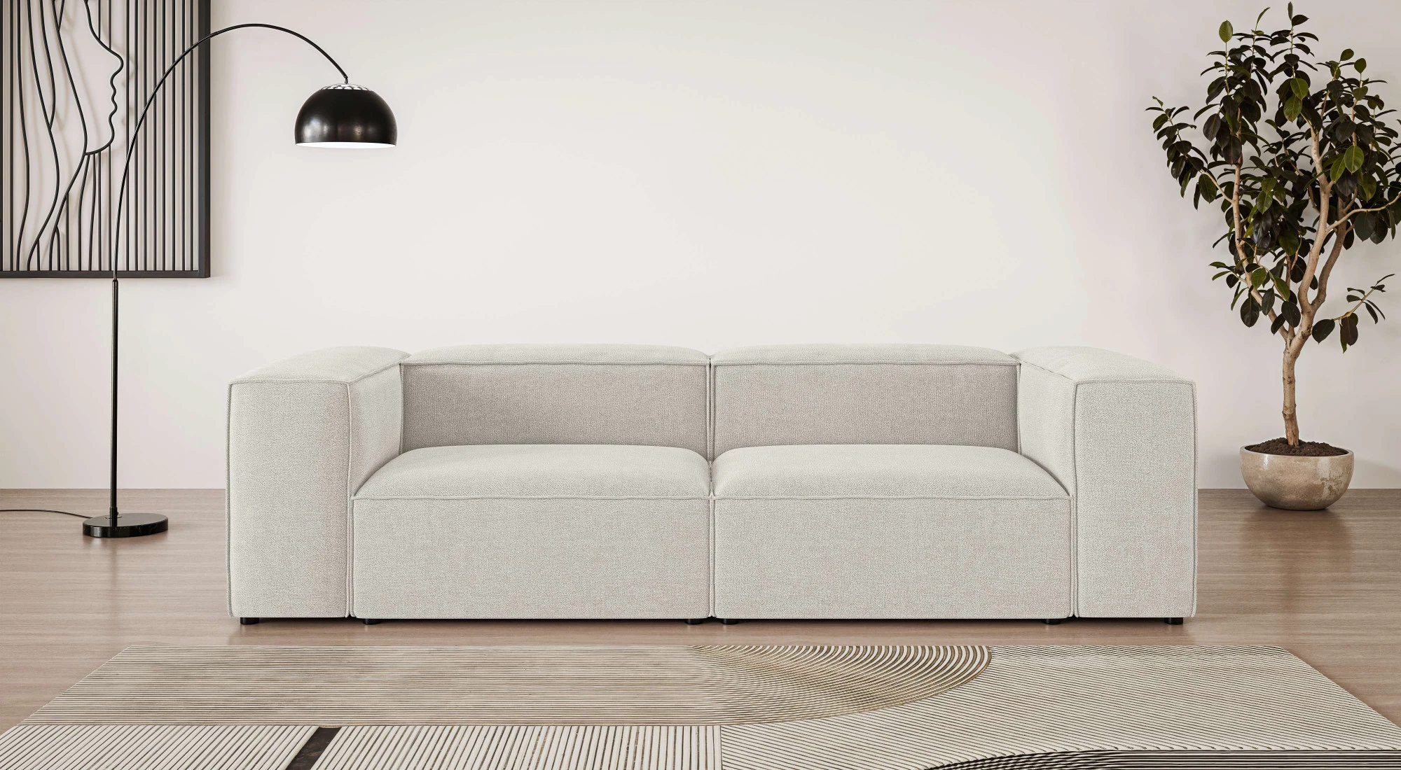 INOSIGN Big-Sofa "HAILY Modularsofa, Maße B/T/H: 260/100/72 cm", als Modul günstig online kaufen