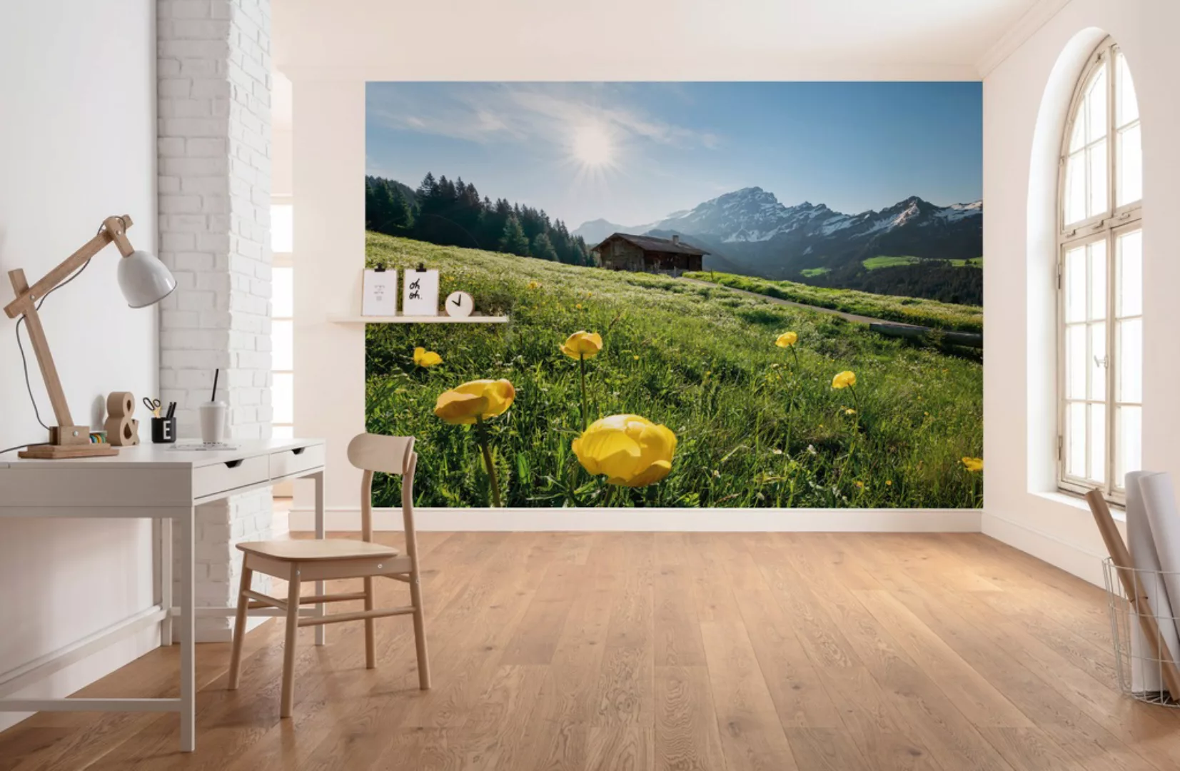 Komar Fototapete Alpenglück B/L: ca. 400x280 cm günstig online kaufen