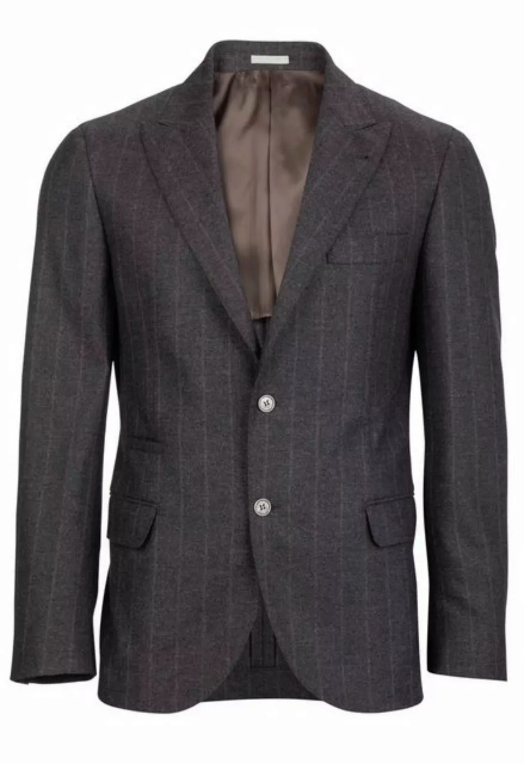 BRUNELLO CUCINELLI Sakko Nadelstreifen Blazer Jacke Revers mit Knopfloch, 4 günstig online kaufen