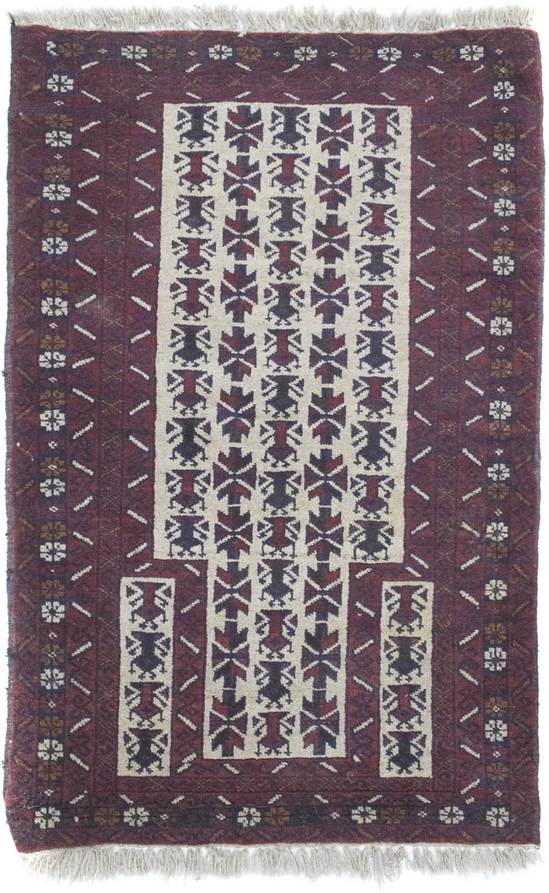 morgenland Wollteppich »Belutsch Teppich handgeknüpft beige«, rechteckig günstig online kaufen