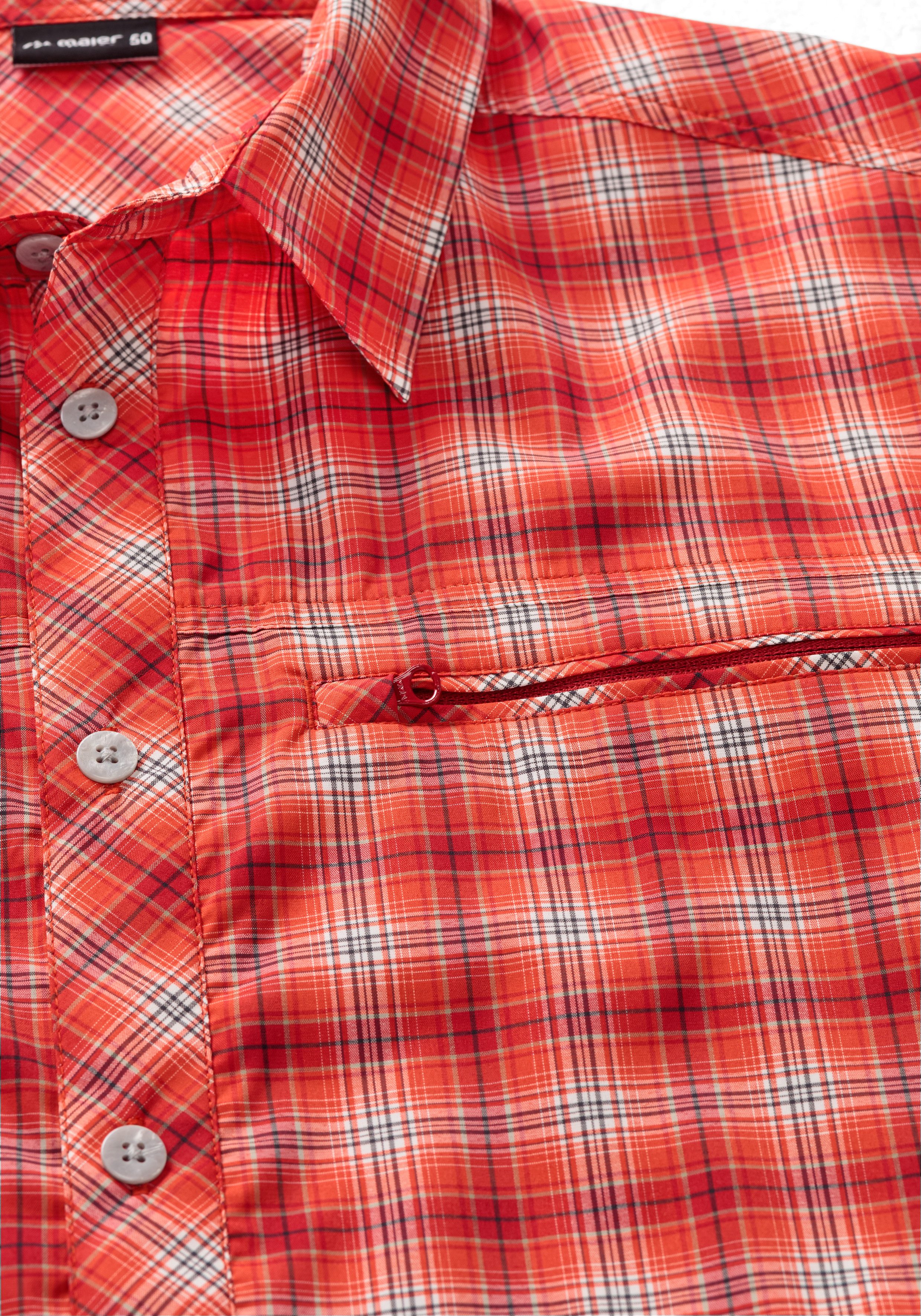 Maier Sports Outdoorhemd "Kasen S/S M", kurzarm Herrenhemd, atmungsaktives günstig online kaufen