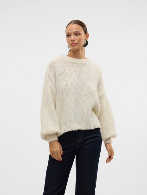 Vero Moda Rundhalspullover "VMFENG LS O-NECK PULLOVER GA BOO" günstig online kaufen