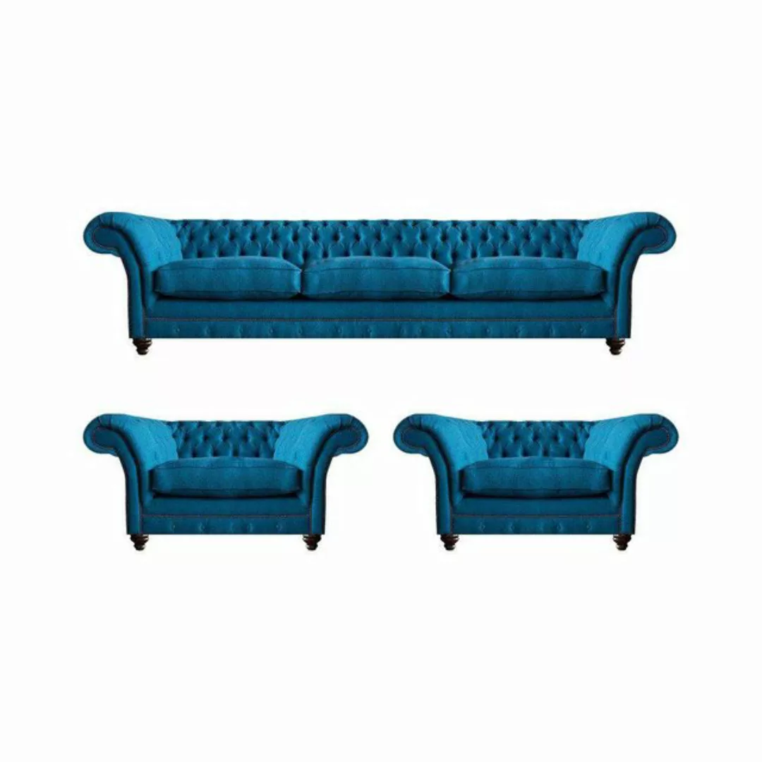 JVmoebel Chesterfield-Sofa Polstermöbel Sofagarnitur Sitz Möbel Chesterfiel günstig online kaufen