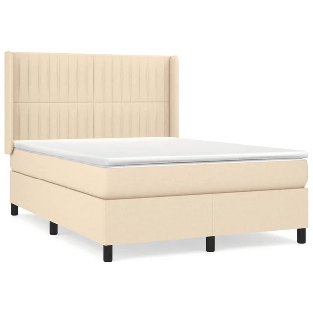 vidaXL Boxspringbett Bett Boxspringbett mit Matratze & Topper Stoff verschi günstig online kaufen