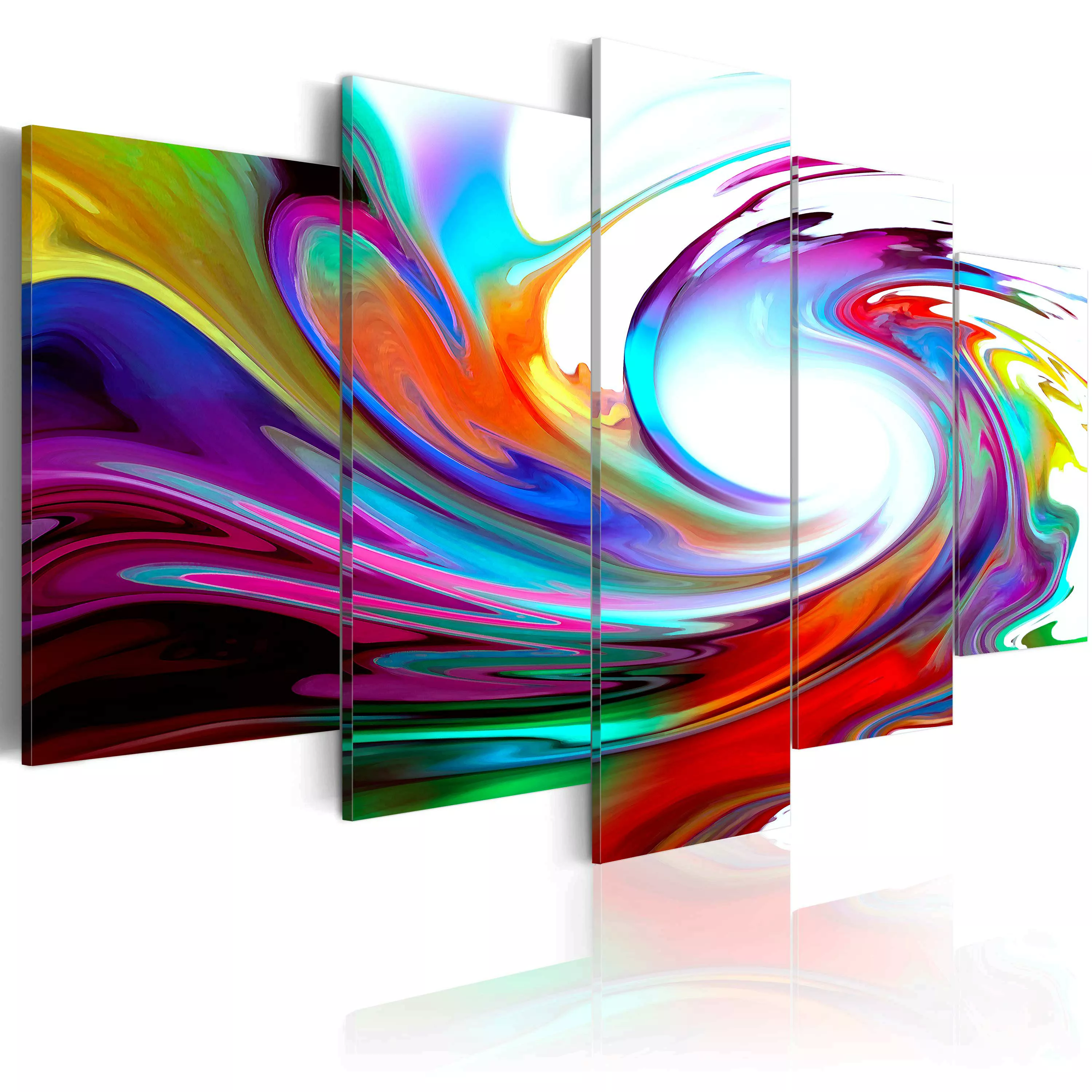 Wandbild - Rainbow - swirl günstig online kaufen