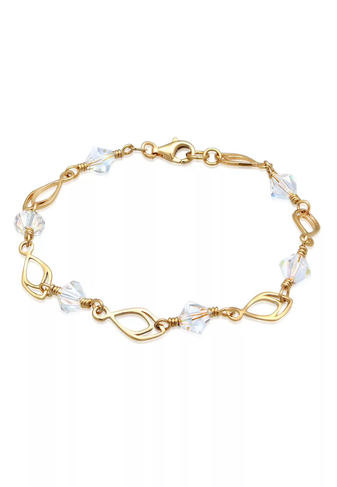 Elli Armband "Feder Kristalle Trendig 925 Silber" günstig online kaufen