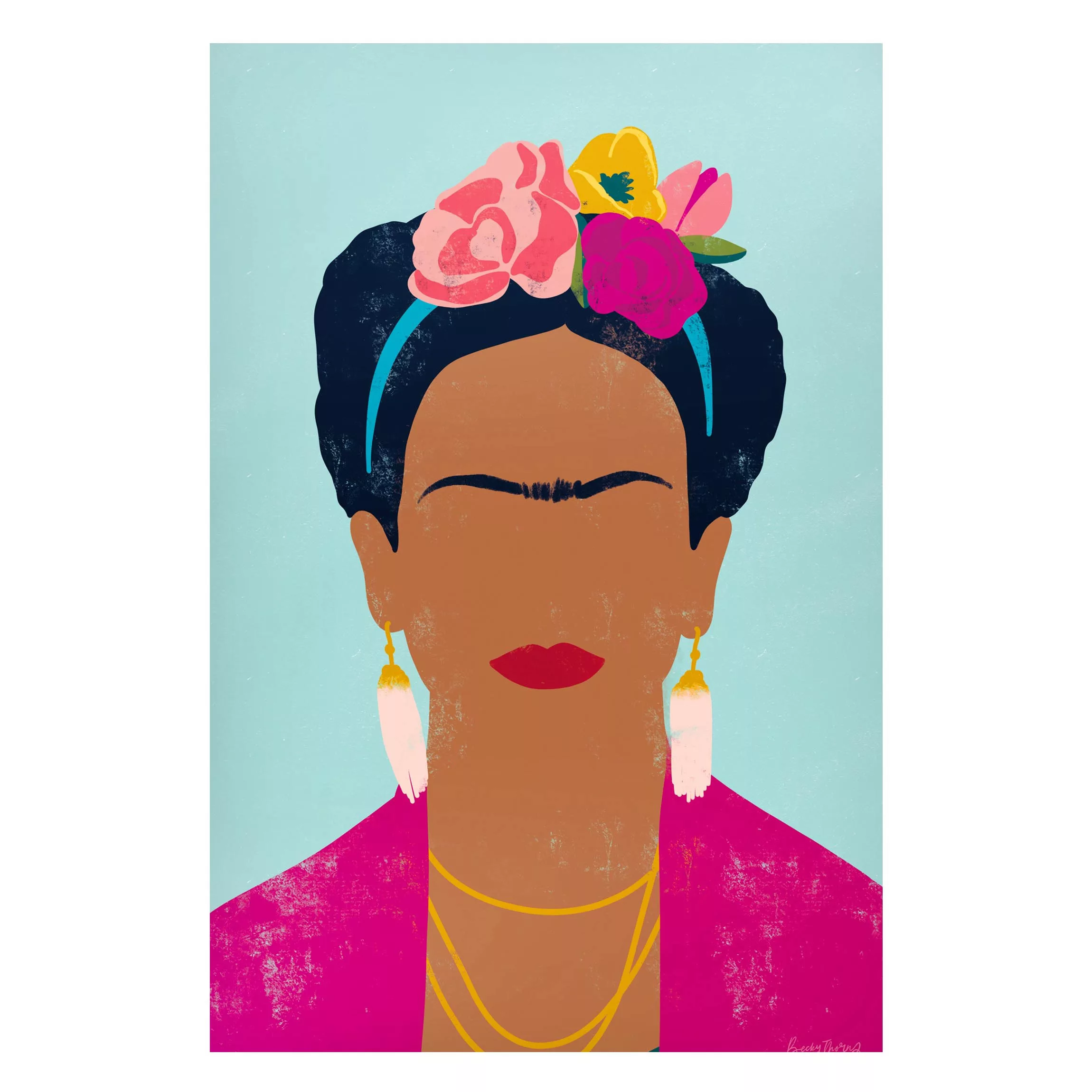Magnettafel Frida Collage günstig online kaufen