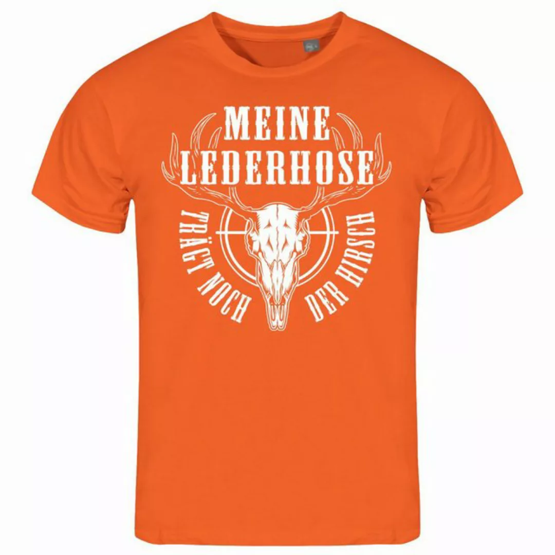 deinshirt Print-Shirt Herren T-Shirt Meine Lederhose trägt noch der Hirsch günstig online kaufen