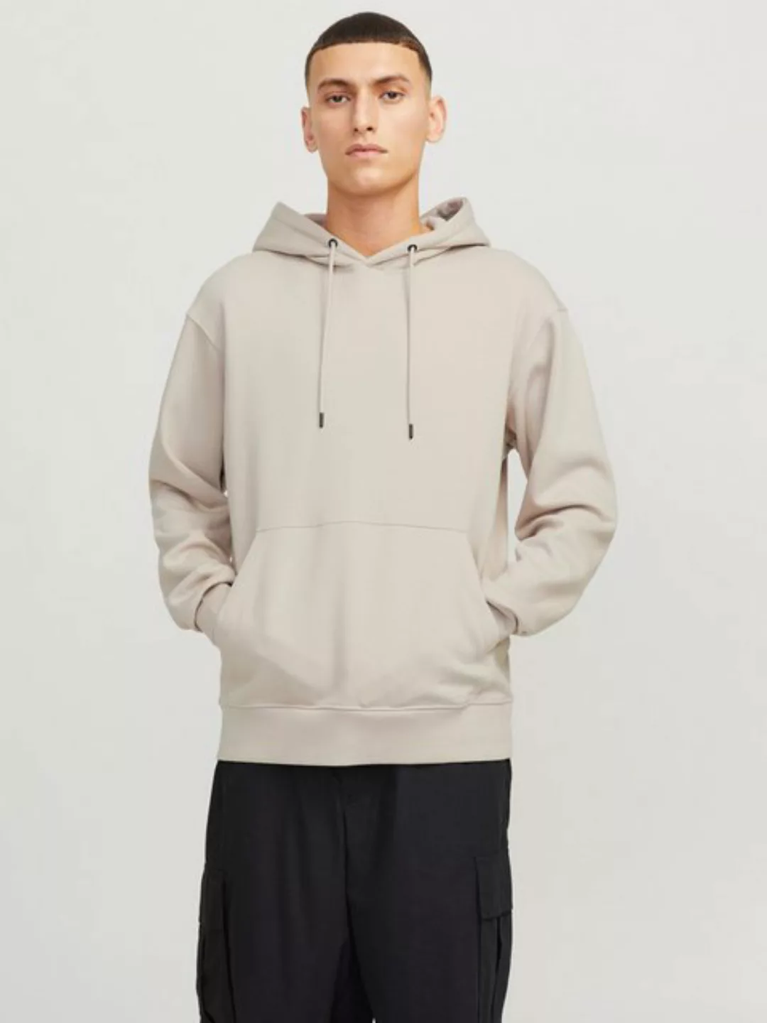 Jack & Jones Kapuzensweatshirt JJESTAR BASIC SWEAT HOOD NOOS mit Rippbündch günstig online kaufen