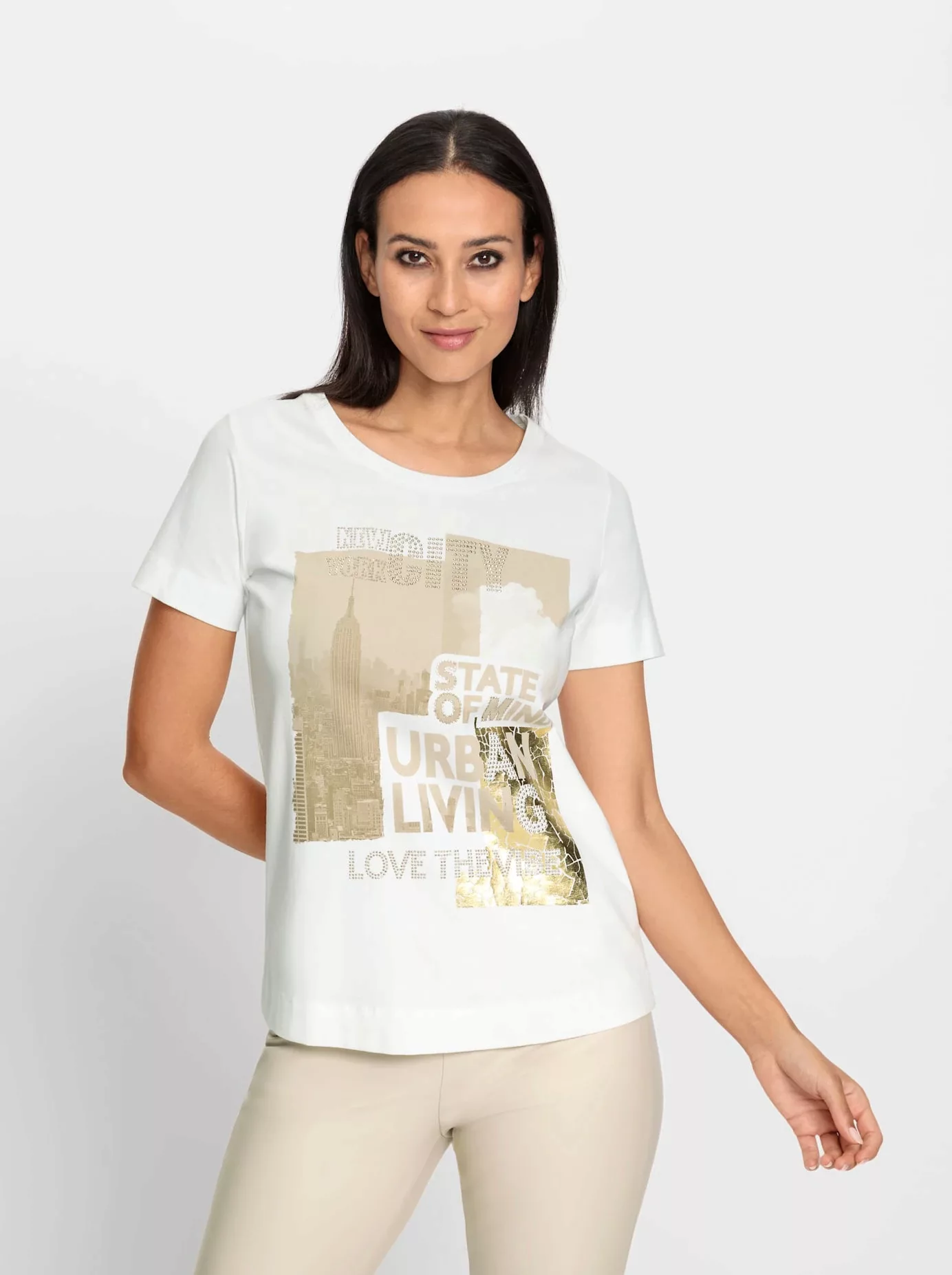 heine T-Shirt "Druck-Shirt", (1 tlg.) günstig online kaufen