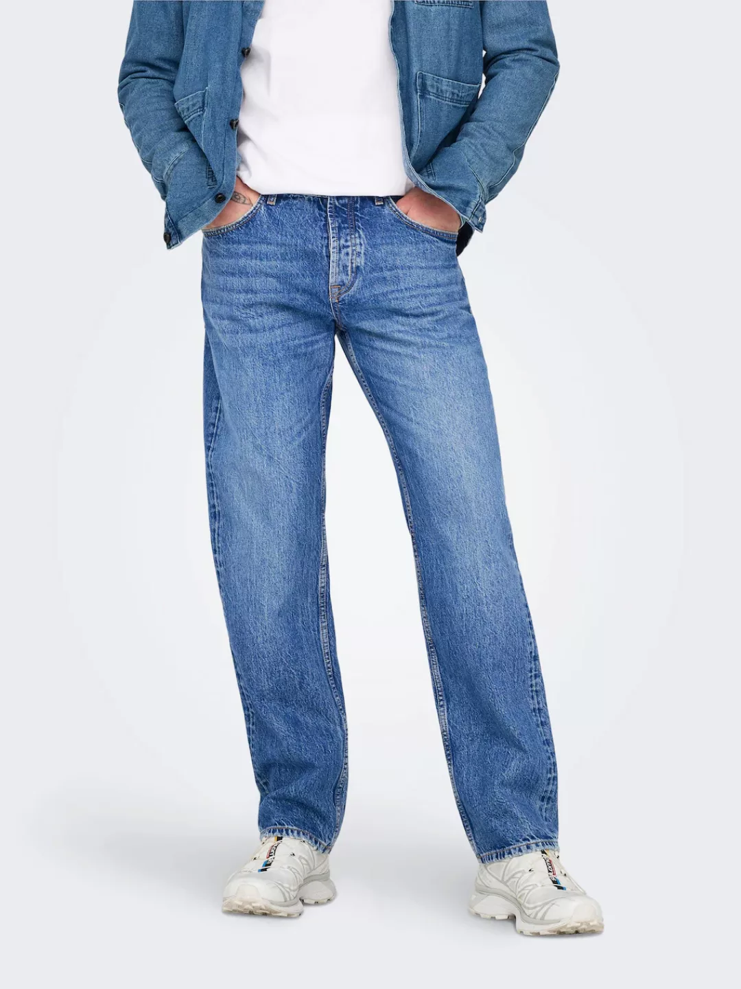 ONLY & SONS Regular-fit-Jeans ONSEDGE STRAIGHT günstig online kaufen