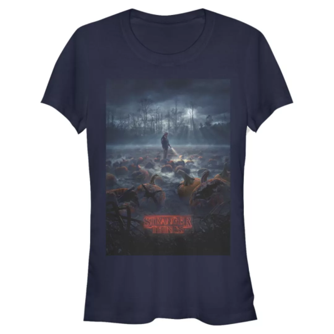 Netflix - Stranger Things - Hopper Pumpkin Poster - Frauen T-Shirt günstig online kaufen