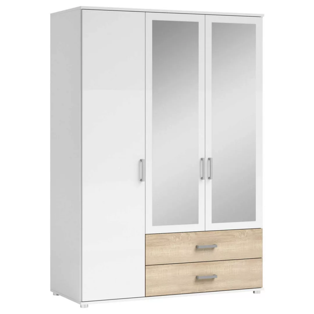 Kleiderschrank Ivar weiß B/H/T: ca. 125x190x51 cm günstig online kaufen