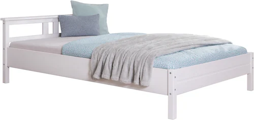 Ticaa Futonbett "Merci", Einzelbett, aus Kiefer Massivholz, inkl. Rollrost günstig online kaufen
