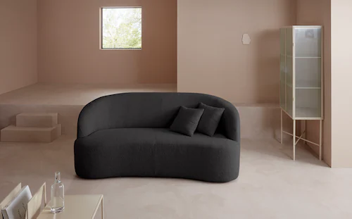 LeGer Home by Lena Gercke 3-Sitzer "Dilara", gerundete Rückenlehne und Fron günstig online kaufen