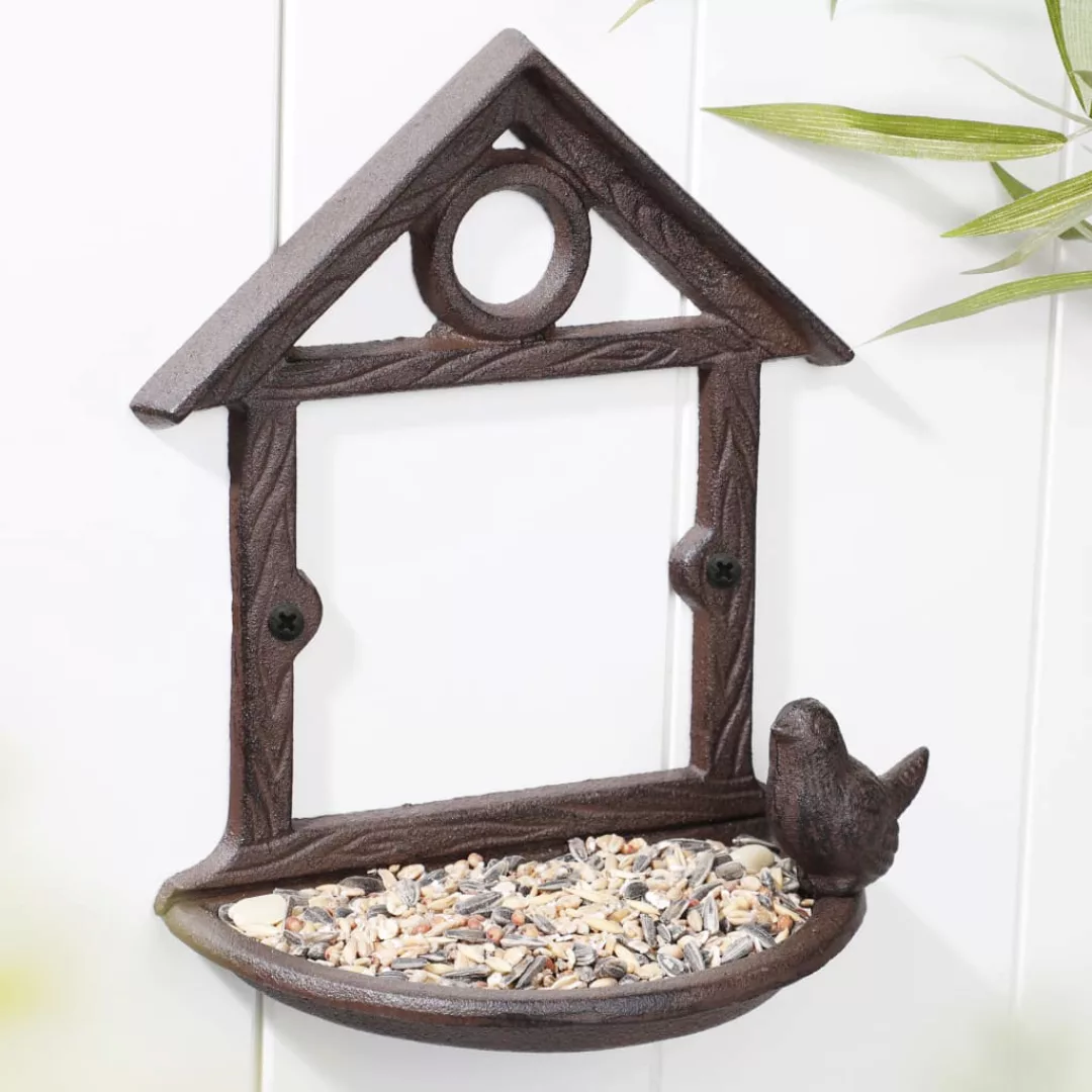 Hi Hängendes Vogelfutterhaus Hausform 18 Cm Braun günstig online kaufen