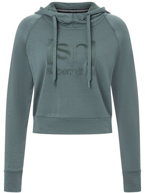 SUPER.NATURAL Hoodie Merino Hoodie W LIQUID FLOW LOGO HOODIE geruchshemmend günstig online kaufen