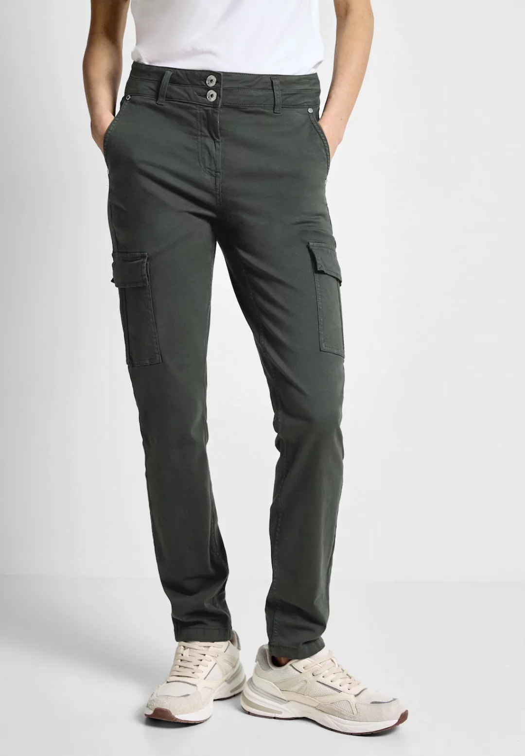 Cecil Cargohose Style Toronto in Slim fit und mit Elasthan günstig online kaufen