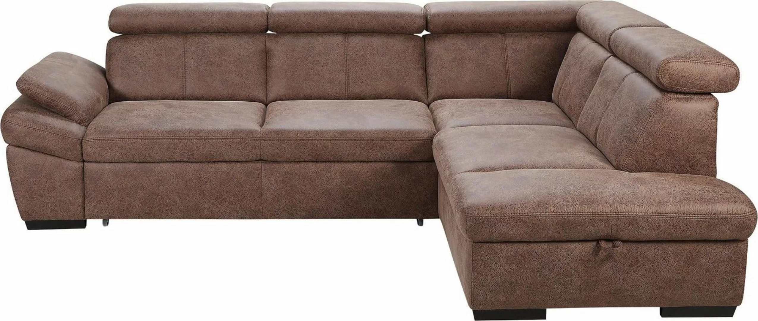 exxpo - sofa fashion Ecksofa Salerno, klassisch modernes Funktionssofa, hoh günstig online kaufen