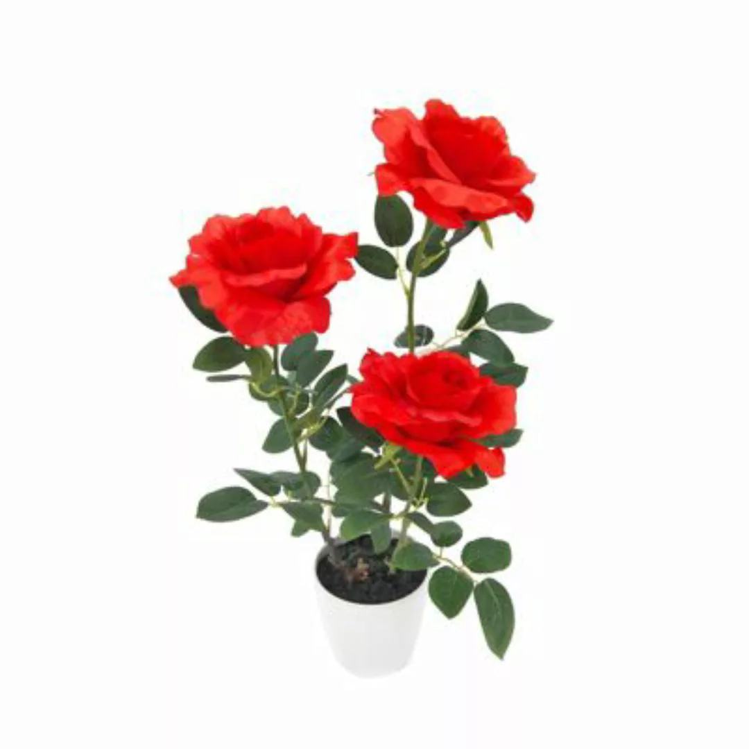 NTK-Collection Kunstblume Rosen im Topf Leilani weiß günstig online kaufen