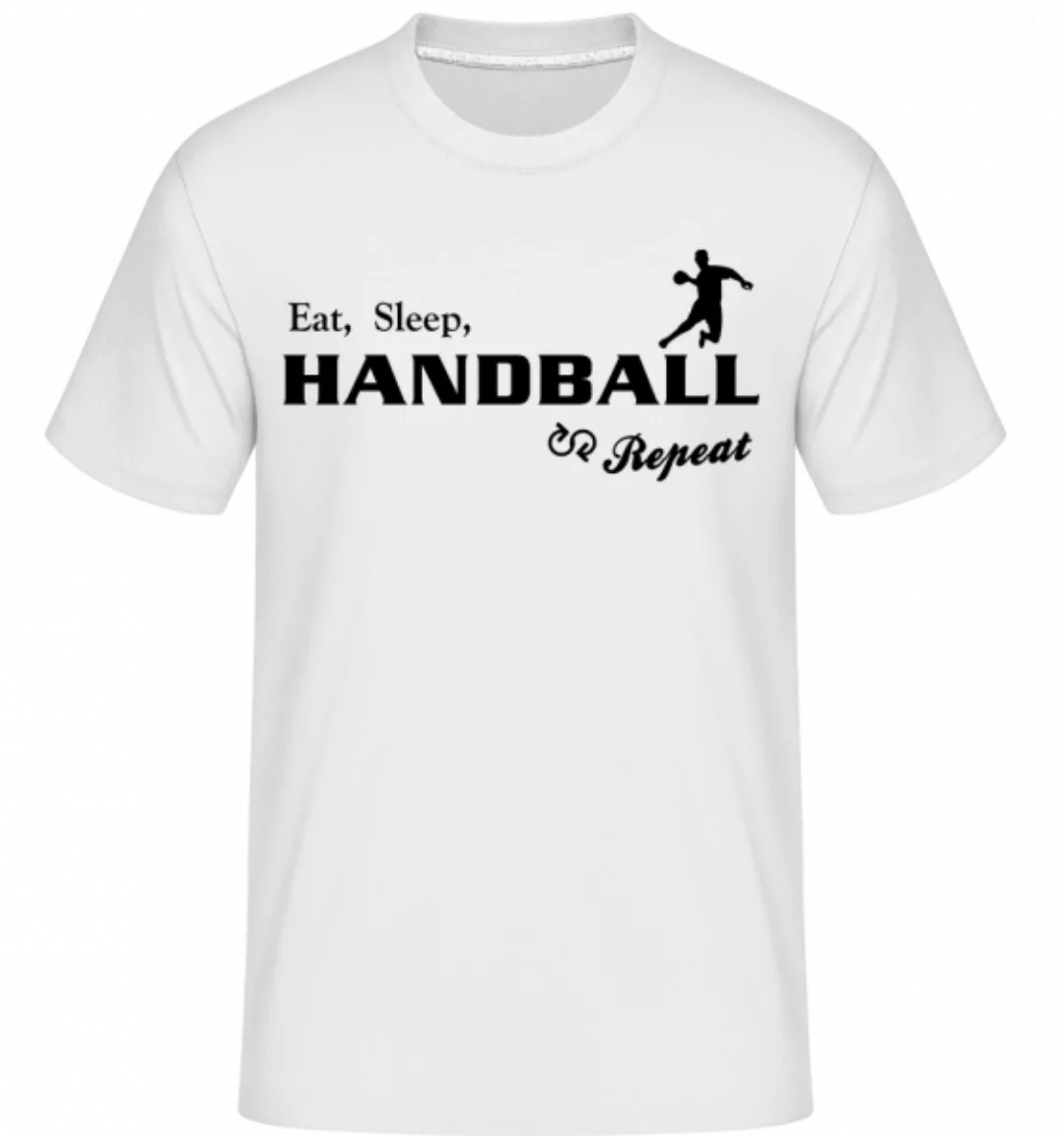 Eat, Sleep, Handball & Repeat · Shirtinator Männer T-Shirt günstig online kaufen