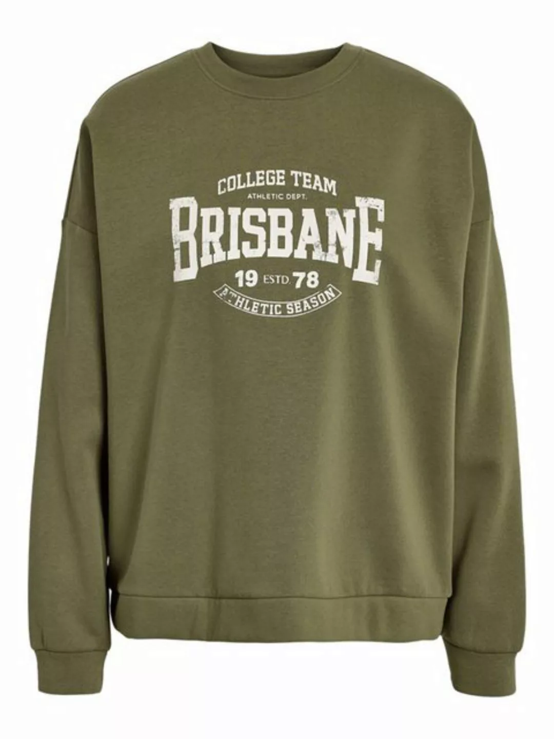 Noisy may Longpullover Pullover College Print locker geschnitten 7913 in Ol günstig online kaufen