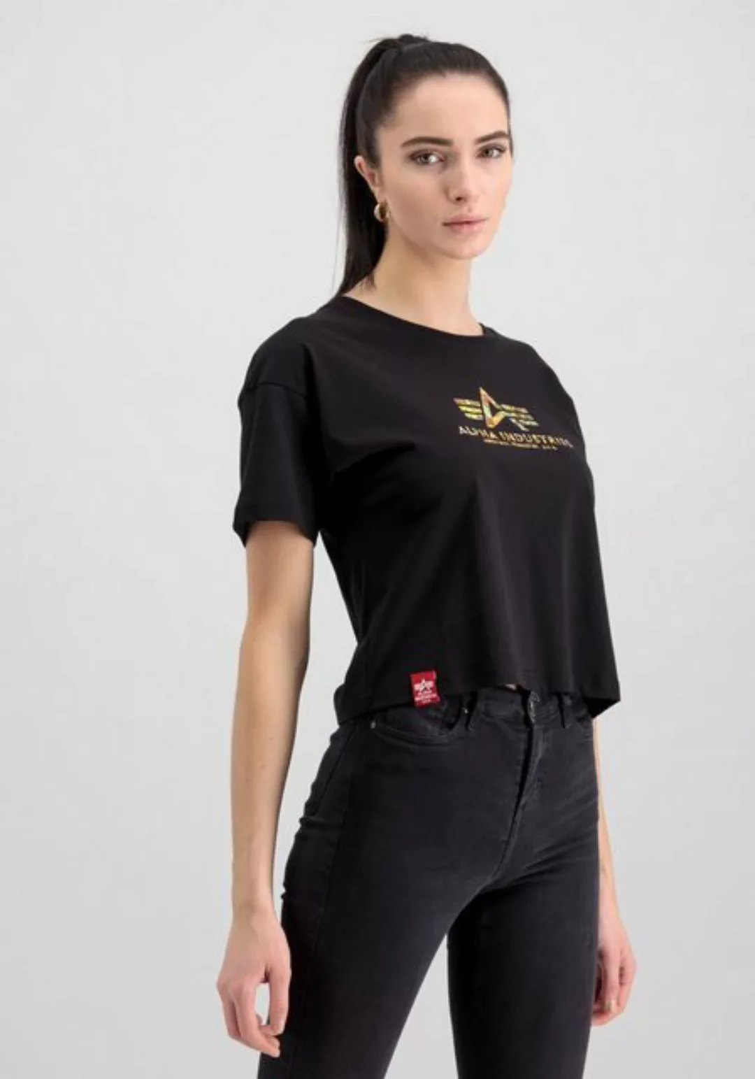 Alpha Industries T-Shirt "Alpha Industries Women - T-Shirts Basic T COS Hol günstig online kaufen