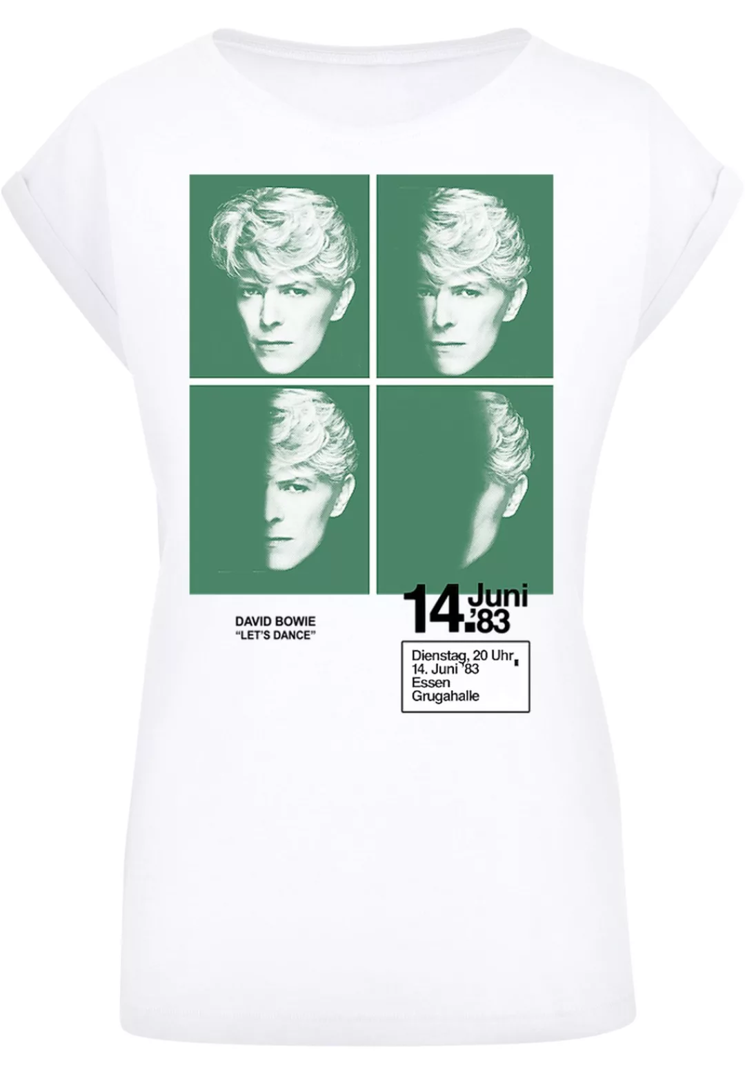 F4NT4STIC T-Shirt "David Bowie 1983 Concert Poster" günstig online kaufen