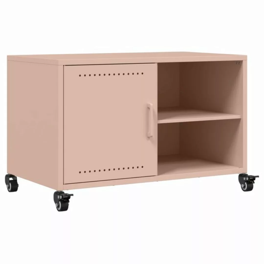 vidaXL TV-Schrank TV-Schrank Rosa 68x39x43,5 cm Kaltgewalzter Stahl (1-St) günstig online kaufen