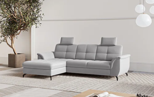 sit&more Ecksofa "Zora L-Form", wahlweise mit Bettfunktion und Bettkasten günstig online kaufen