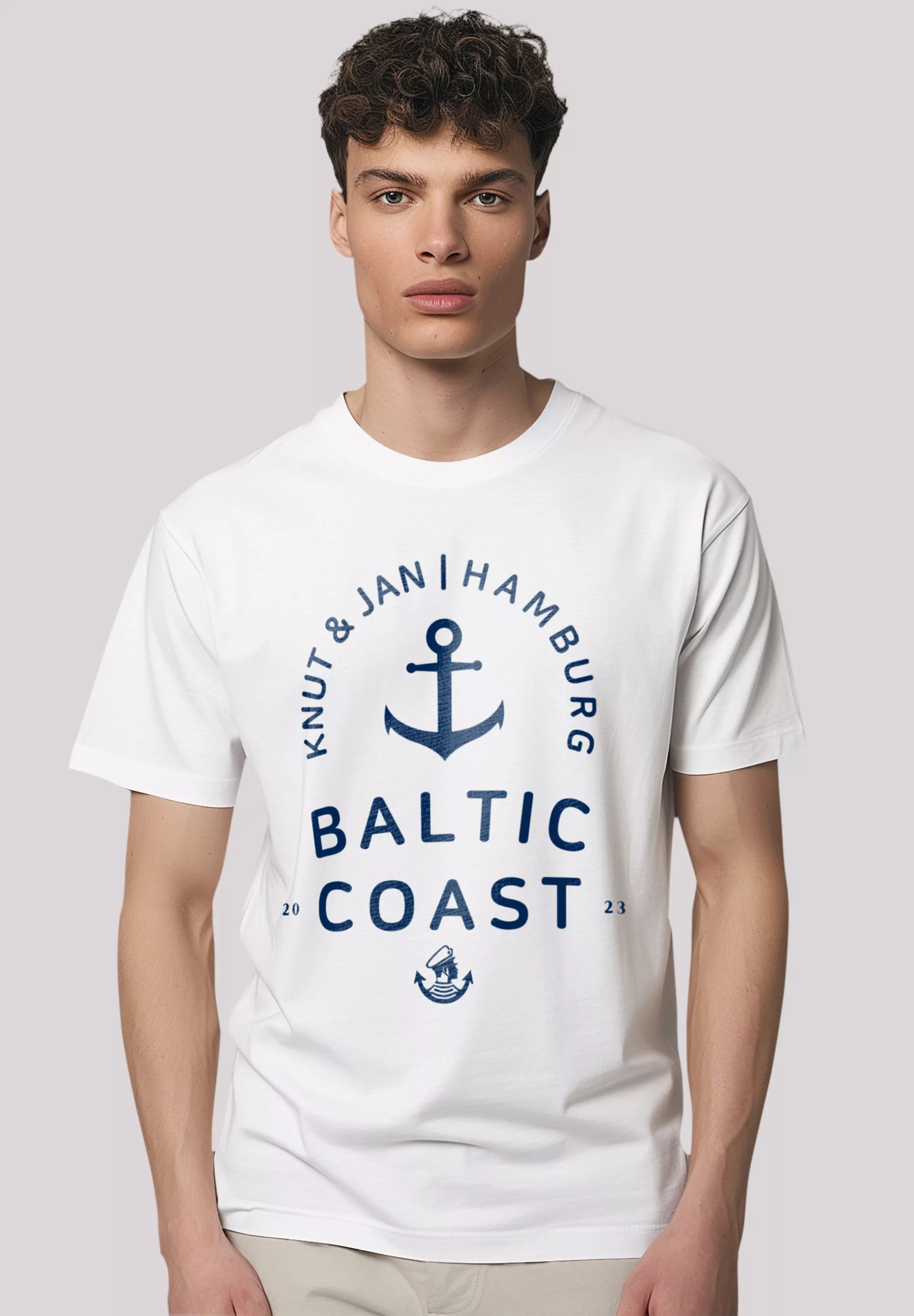 F4NT4STIC T-Shirt "Ostsee Logo Knut & Jan Hamburg", Premium Qualität günstig online kaufen