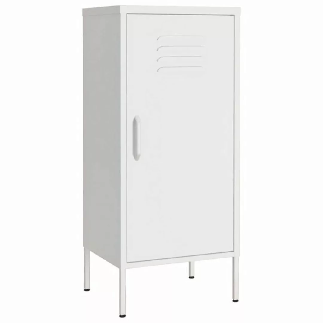 vidaXL Aktenschrank Lagerschrank Weiß 42,5x35x101,5 cm Stahl günstig online kaufen