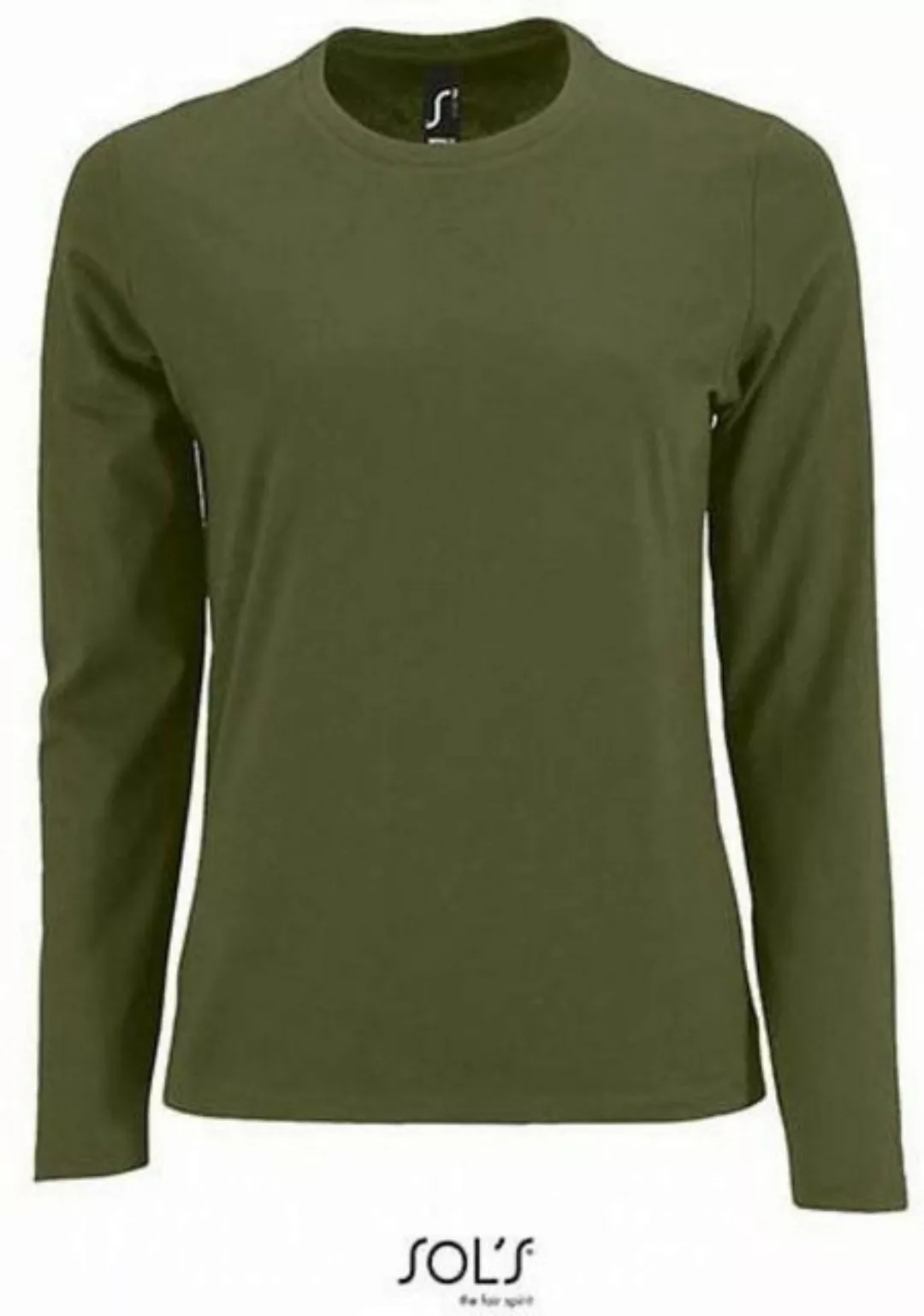 SOLS Rundhalsshirt Damen Long-Sleeve T-Shirt Imperial günstig online kaufen