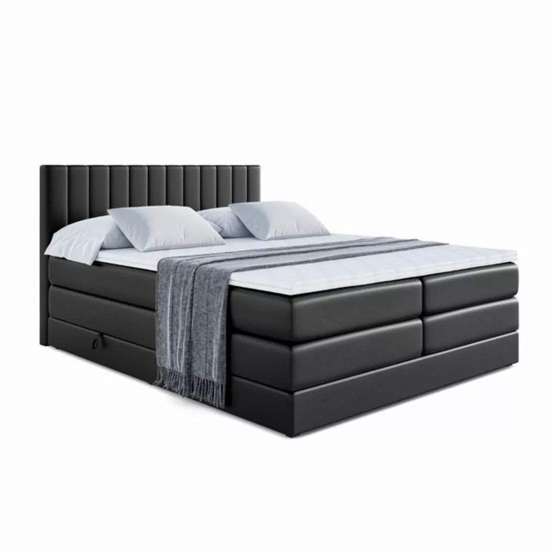 ALTDECOR Boxspringbett EDITA KING (Multipocket-Matratze H4, H3 Matratze Bon günstig online kaufen