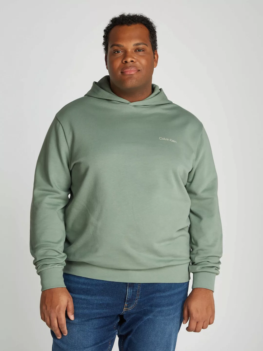Calvin Klein Big&Tall Kapuzensweatshirt "BT ENLARGERD BACK LOGO HOODIE", in günstig online kaufen