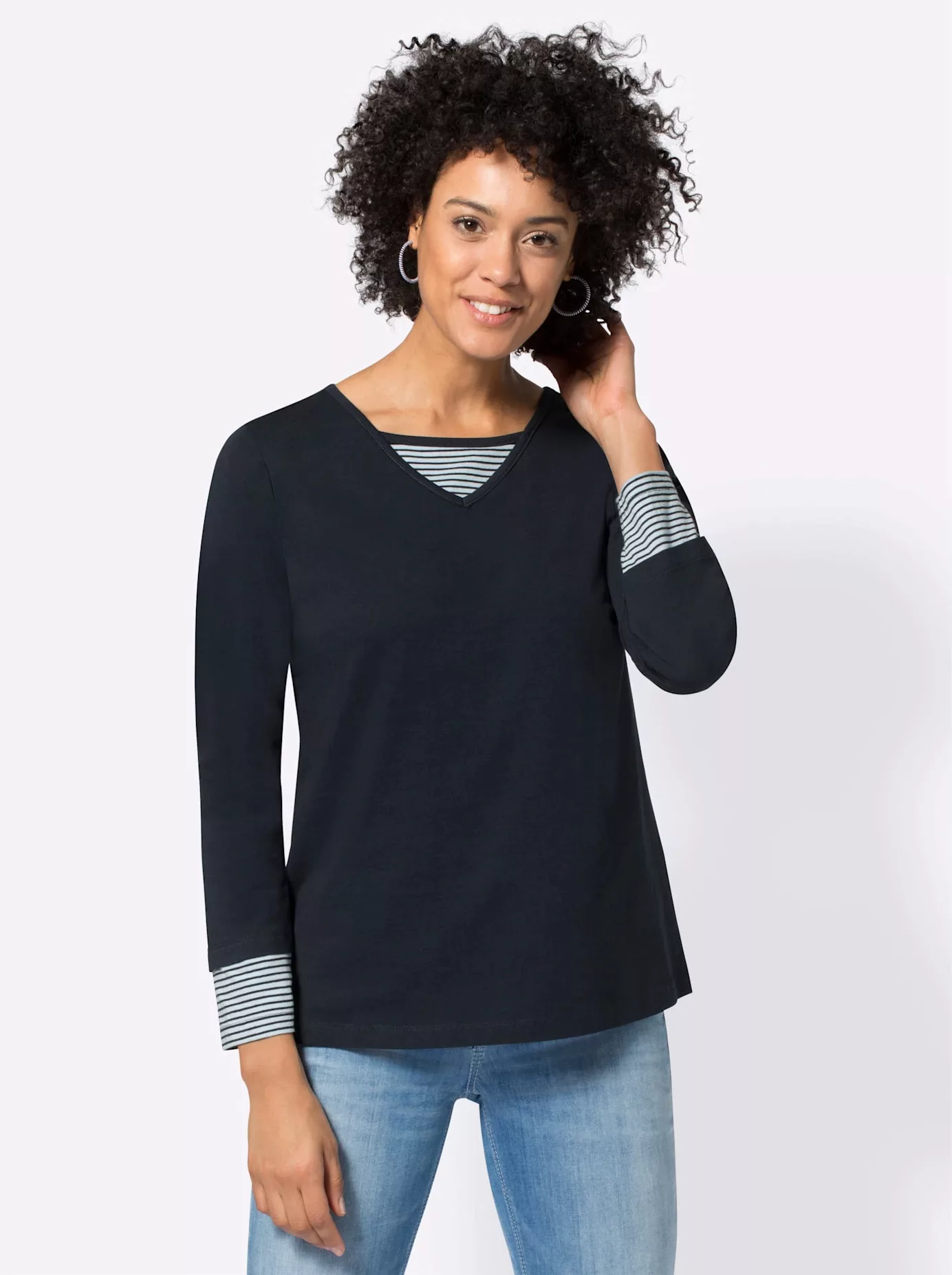 Classic Basics Langarmshirt "Shirt" günstig online kaufen