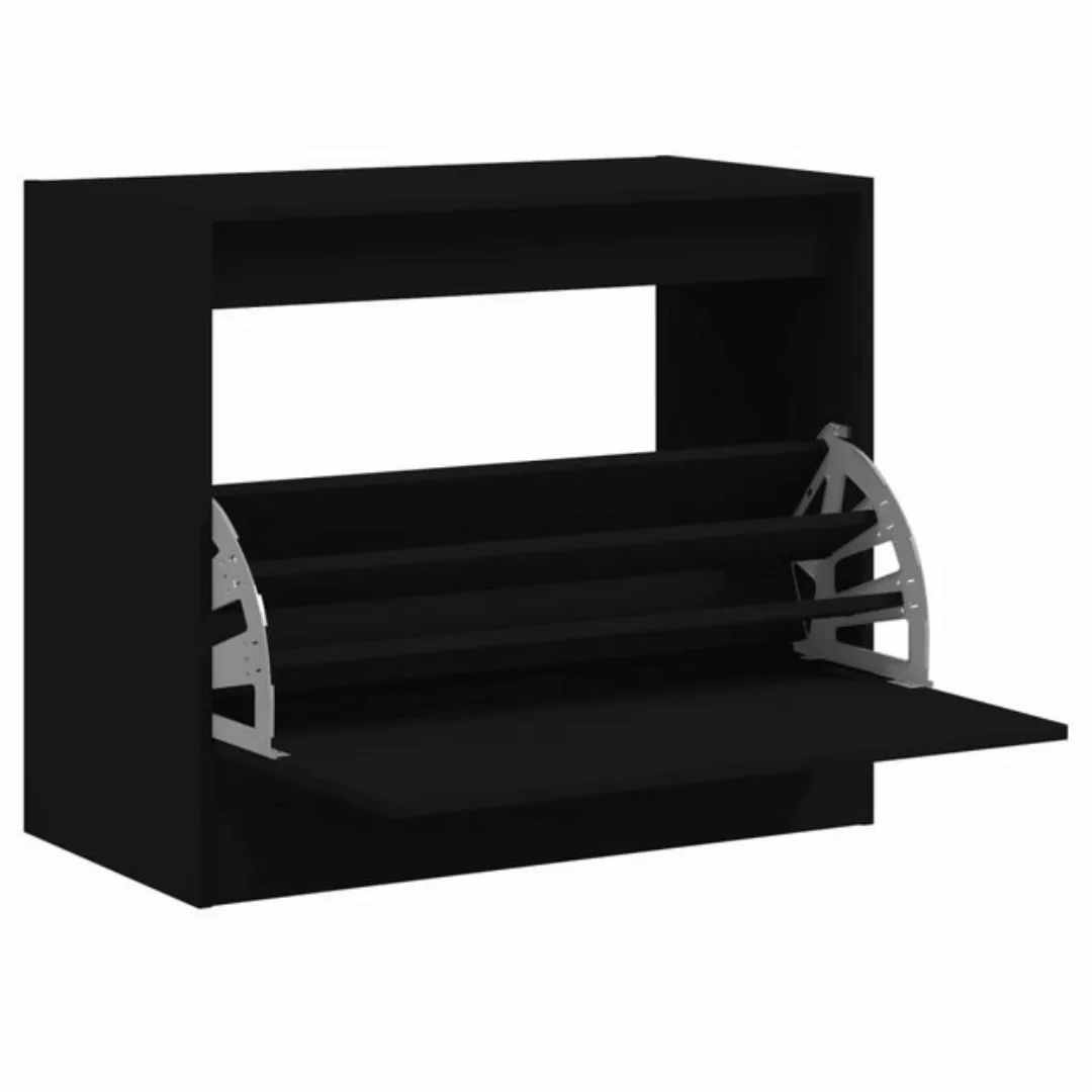 vidaXL Schuhschrank Schuhschrank Schwarz 80x42x69 cm Spanplatte günstig online kaufen