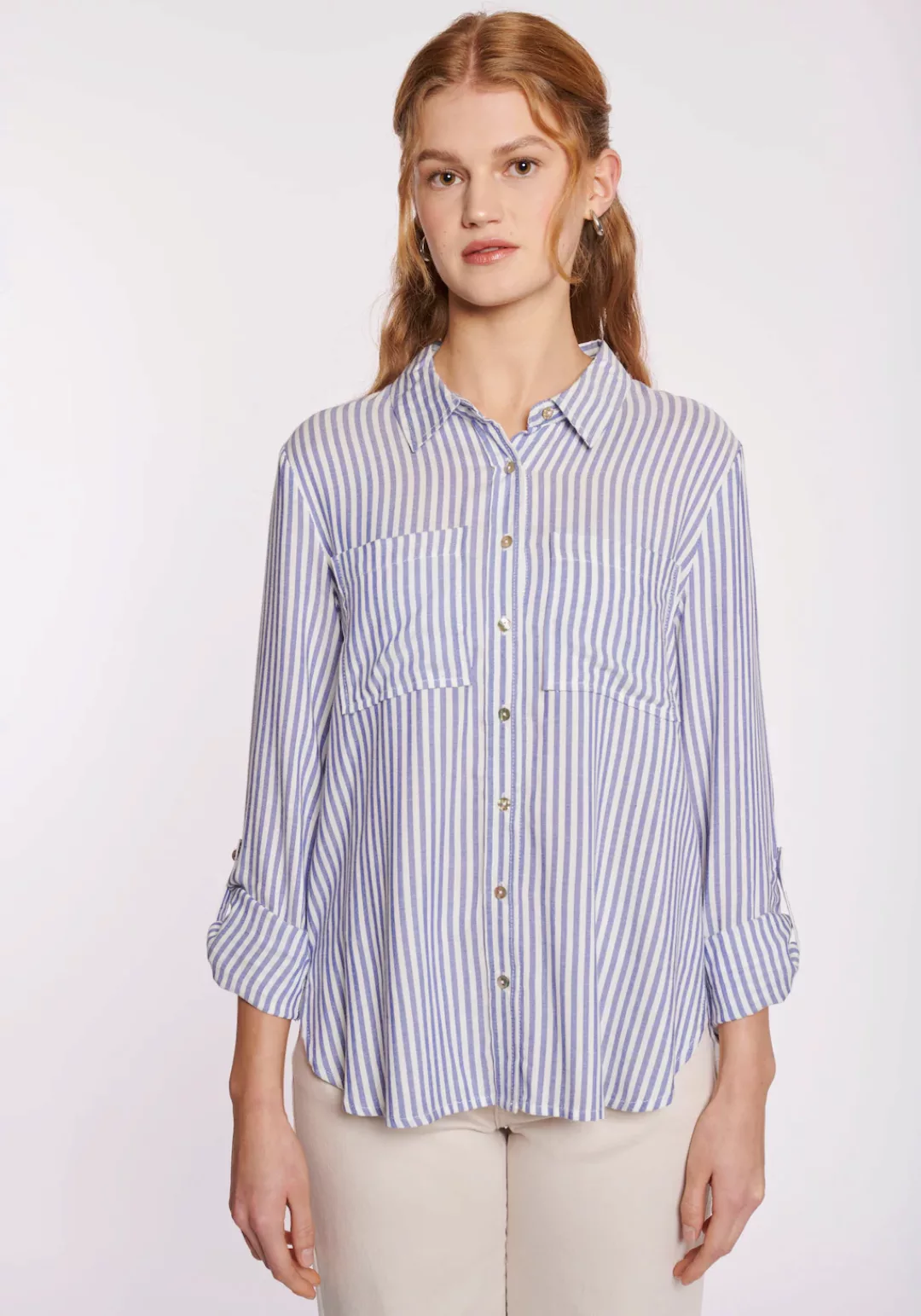 HaILY’S Hemdbluse "LS V BL Je44tte Stripe" günstig online kaufen