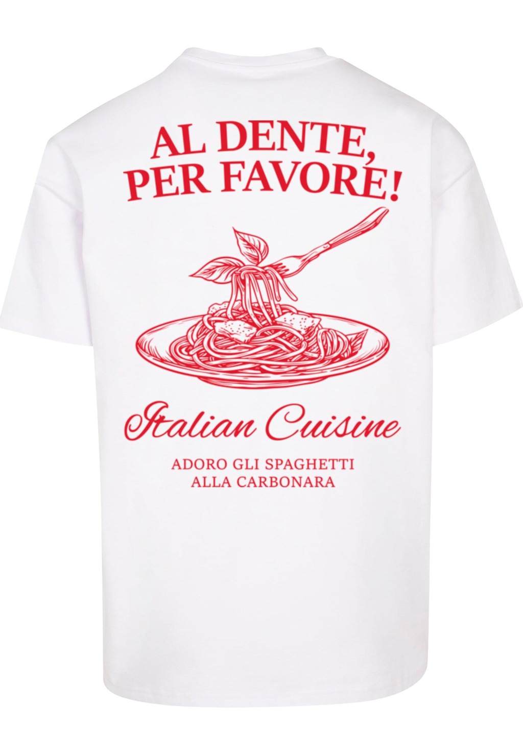 Merchcode T-Shirt "Merchcode Al Dente Per Favore Tee" günstig online kaufen