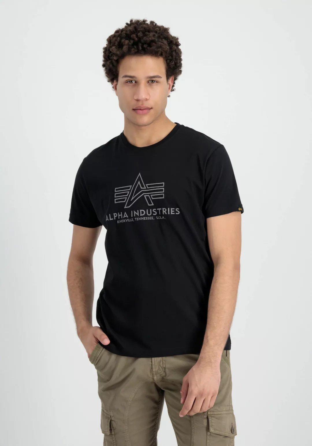 Alpha Industries T-Shirt "ALPHA INDUSTRIES Men - T-Shirts Basic T Embroider günstig online kaufen